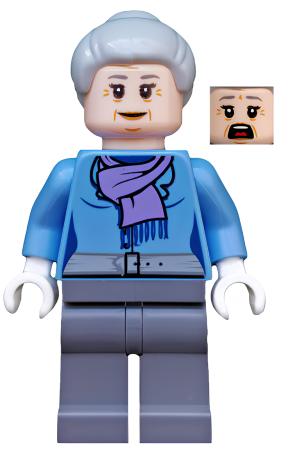 Минифигурка Lego Super Heroes Aunt May - Medium Lavender Scarf sh272 U